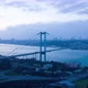 4 K Dci Istanbul Bosphorus Bridge Sunset Aerial Hyperlapse  - VideoHive Item for Sale