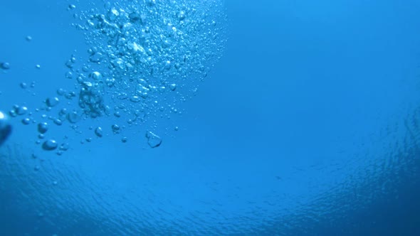 Blue Water and Air Bubbles alt
