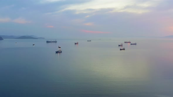 The Ships are Anchored in the Roadstead alt