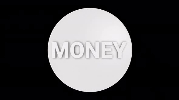 Money Nft Rotating Looping 4K