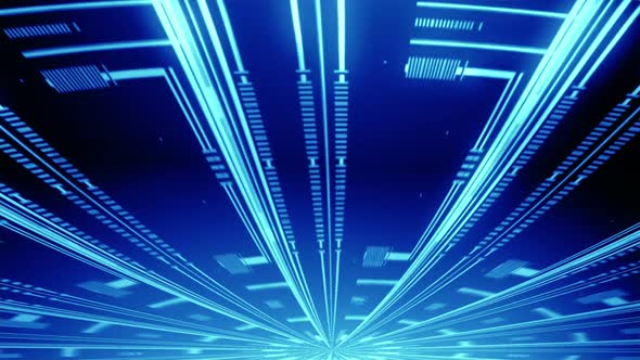 Radial Tech Circle Rays 03 alt