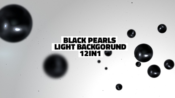 Black Pearls Light Background 12in1