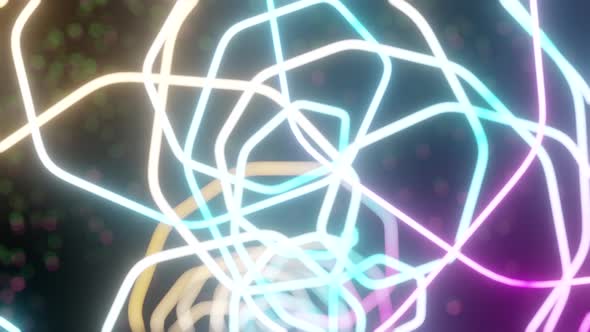 Luminous Carousel Lines 3D Backgrounds alt