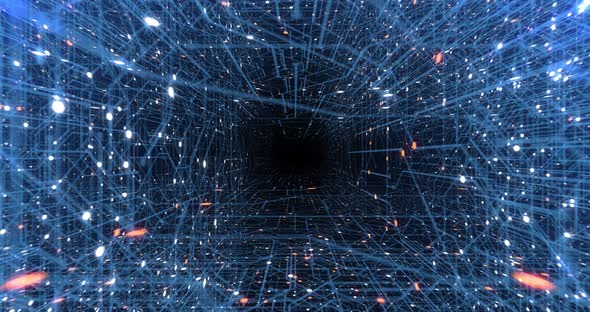 4K seamless loop of print circuit technology cyber and futuristic concept. alt