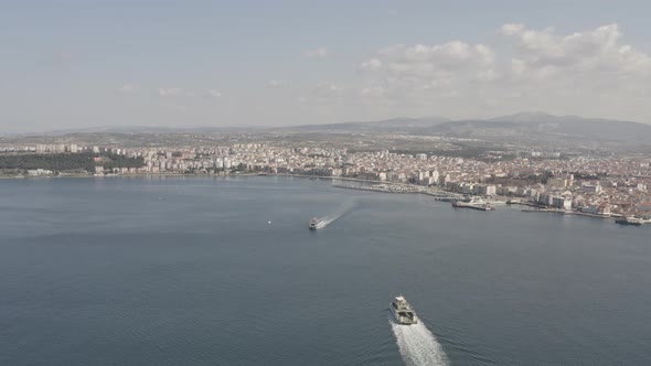 Canakkale Overall View Aerial