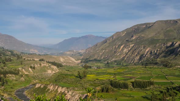 Panoramic View On Colca Canyon alt