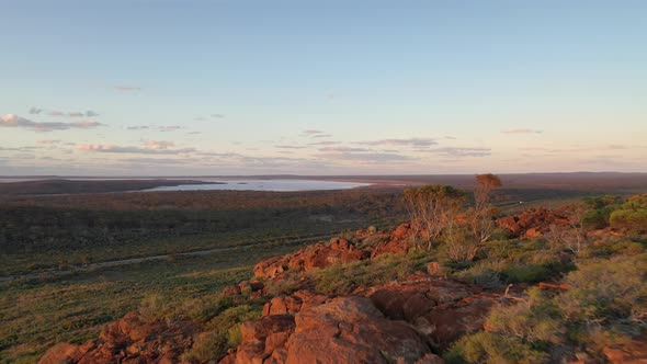 Jimberlana Hill, Norseman, Western Australia 4K Aerial Drone