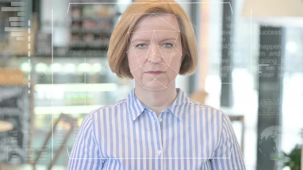 Facial Recognition, Security Access Granted To Old Woman alt