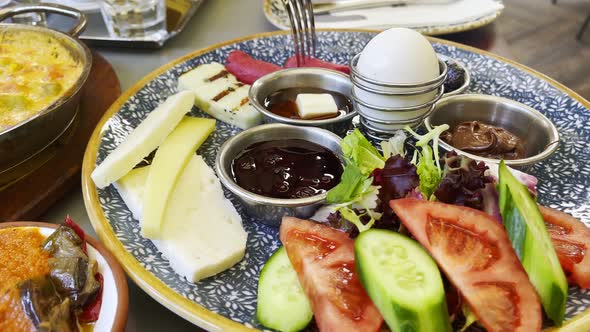 Delicious Traditional Turkish Breakfast On A Table 2 alt