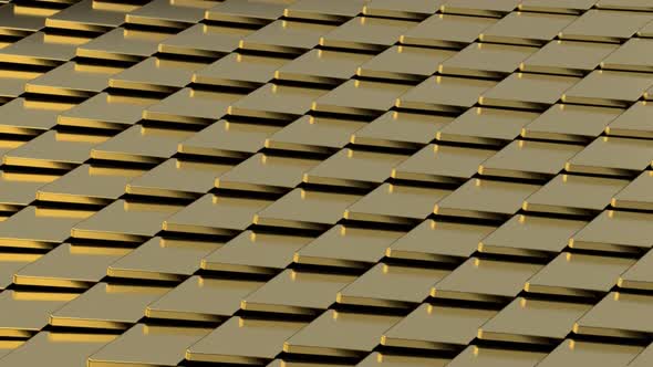 Abstract Waving Gold Background alt