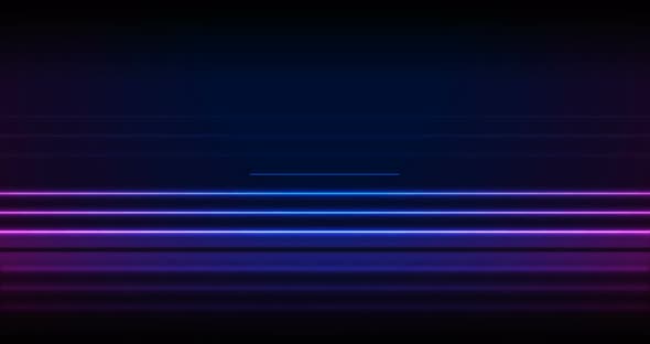 Blue Ultraviolet Neon Laser Lines