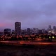 Cinemagraph of Denver Skyline in Fog at Sunrise Time Lapse - VideoHive Item for Sale