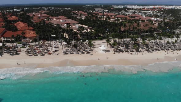 Luxury Resort at the Beach on the Shore of Atlantic Ocean Dominican Republic alt
