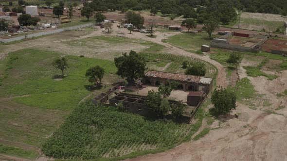 Africa Mali Village Aerial View 38