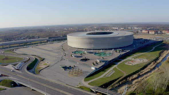 Football Stadium from above