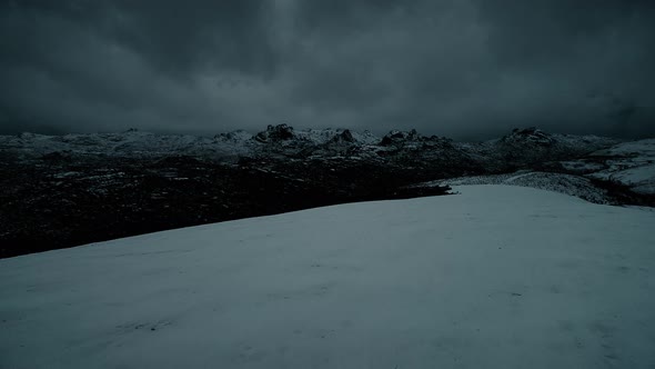 Snow Storm Mountains Strong Wind Winter Arctic Weather alt