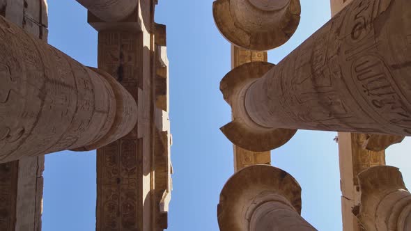 Karnak Temple in Luxor, Egypt. The Karnak alt
