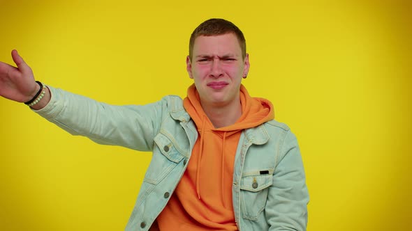 You are Fired Man Pointing Finger Away Asking to Leave Him Alone Strict Boss Firing Conflict alt