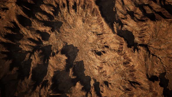 Top Erial View of the Red Rock Canyon alt