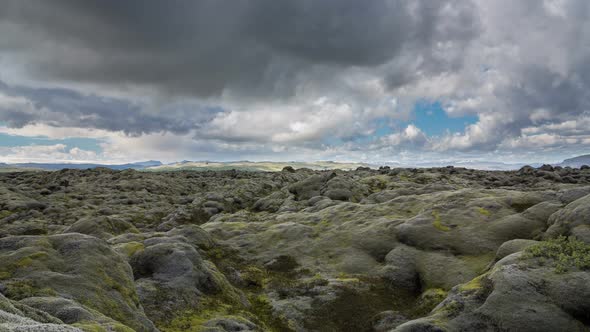 Moss-covered Lava Fields