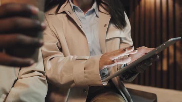 Office Workers Working On Presentation alt