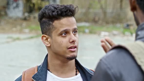 Funny Arab Man Telling Story alt