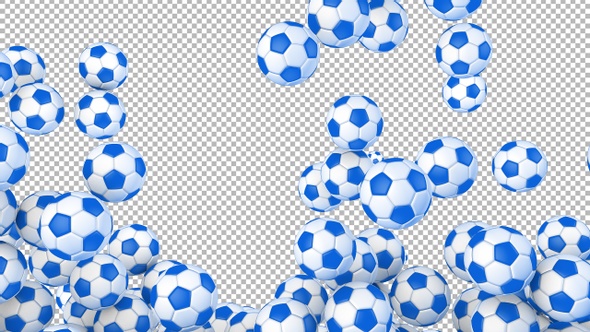 Soccer Ball Transition – Blue