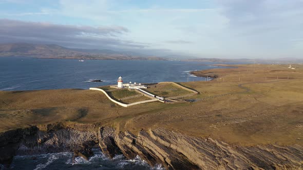 Aerial View of St. John's Point, County Donegal, Ireland alt