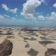 Sand dunes mountains and rain water lagoons at northeast brazilian paradise. - VideoHive Item for Sale