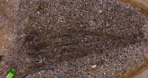 Large Garbage Mountain a City Dump