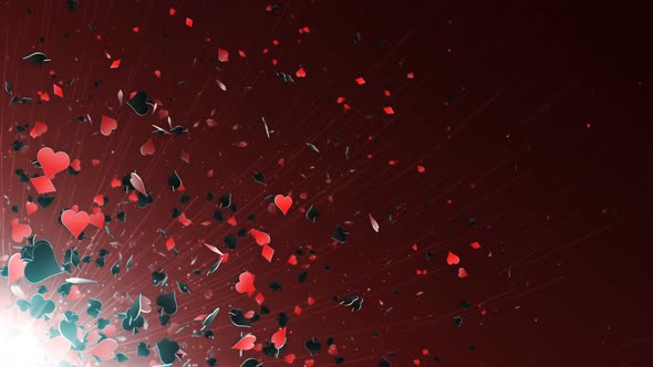 French Poker Card Symbols Background alt