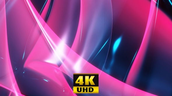 Fantastic Abstract Gloss Crimson, Turquoise 4K alt