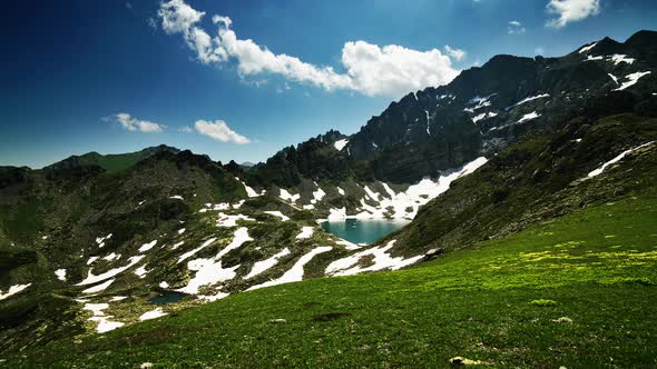 Turkey Artvin Yıldız Lake. 4K Time Lapse.