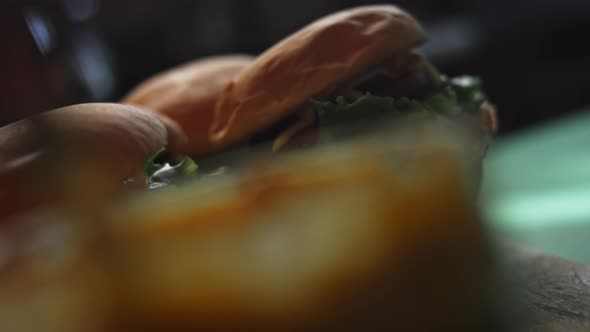 Process of Preparing Classic American Burger  Recipe Taste American Cuisine alt