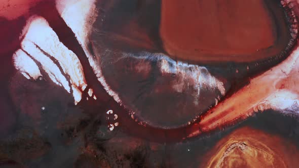 Water Surface of Salty Pink Lake alt