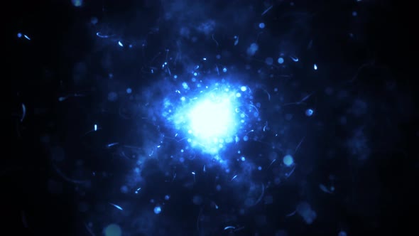 Chaotic Magic Particle Background