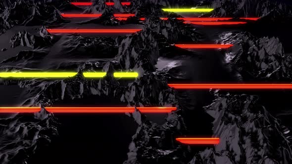 Landscape  Line Neon 4k  alt