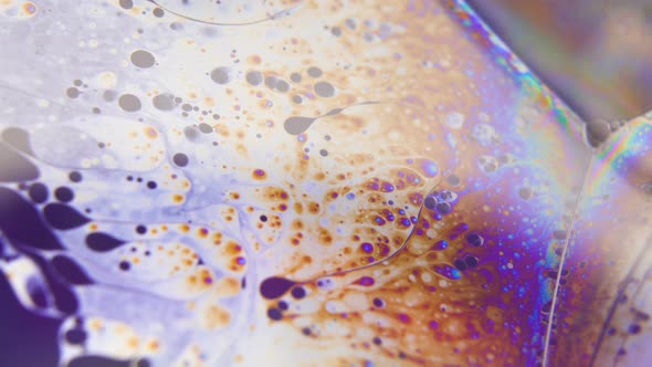 Psychedelic Hallucination Colorful Background With Soap Bubbles alt