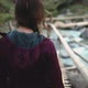 Woman Walk Bridge Over Mountain River Thailand - VideoHive Item for Sale