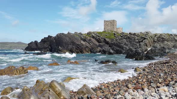 The Beautiful Coast Next To Carrickabraghy Castle - Isle of Doagh, Inishowen, County Donegal  alt