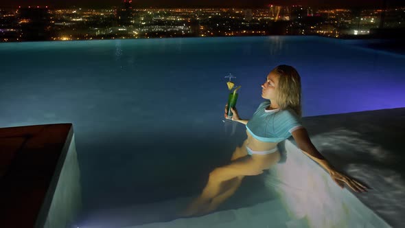 The Charming Confident Business Lady Spends Time in a Hotel alt