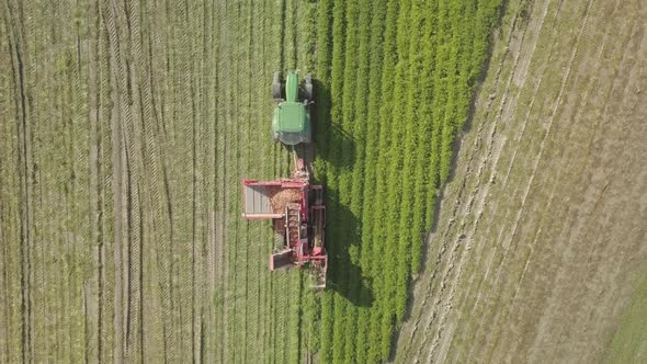 Tractor In A Field 4K