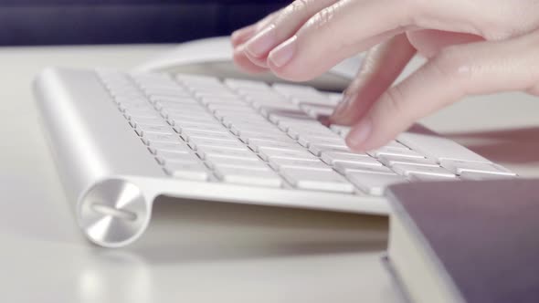 Typing On Computer alt