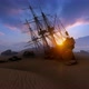 Old Ship In The Sands - VideoHive Item for Sale