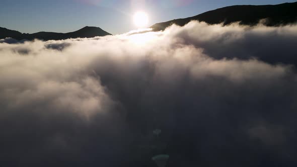 Sunset Over The Clouds alt