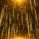 Golden Particle Spot Light Falling Party Background 1 - VideoHive Item for Sale