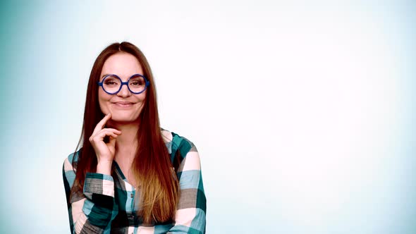 Girl Standing and Smiling alt