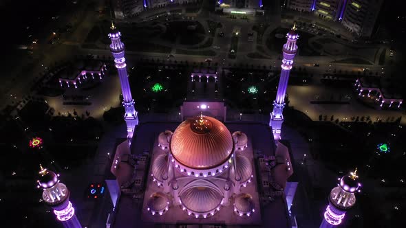 Mosque Pride of Muslims Named After the Prophet Muhammad in the City of Shali alt