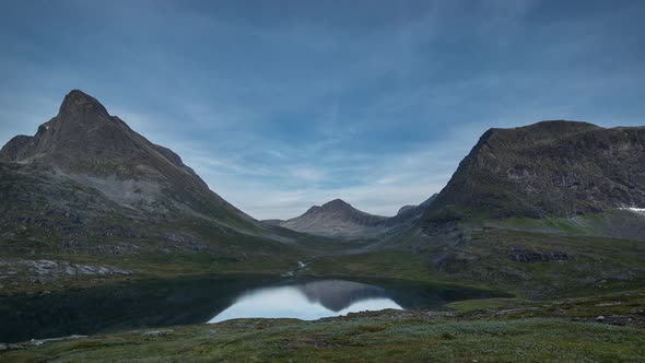 Trollstigen Pass Lake Water Norway Nature Timelapse alt