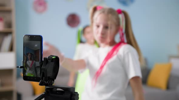 Modern Girlfriends are Inflated By Popular Social Networks and Records Video on Smartphone in alt